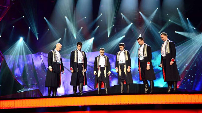 Лорин и участники "Евровидения-2013" на сцене "Мальмё Арена" (видео-фото)