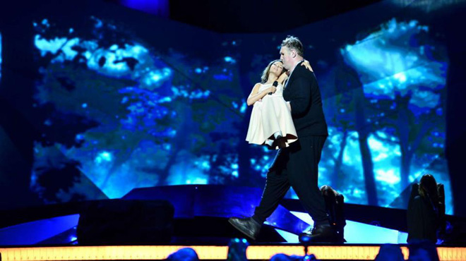 Лорин и участники "Евровидения-2013" на сцене "Мальмё Арена" (видео-фото)