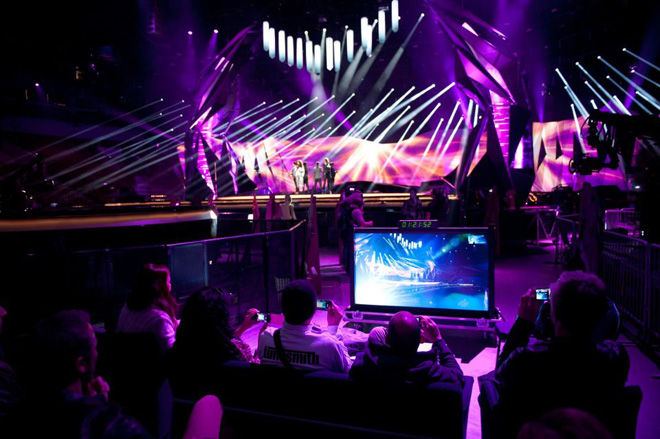 Лорин и участники "Евровидения-2013" на сцене "Мальмё Арена" (видео-фото)