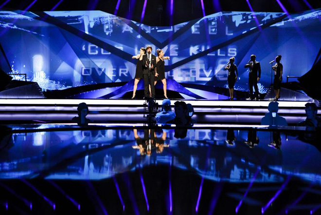 Лорин и участники "Евровидения-2013" на сцене "Мальмё Арена" (видео-фото)