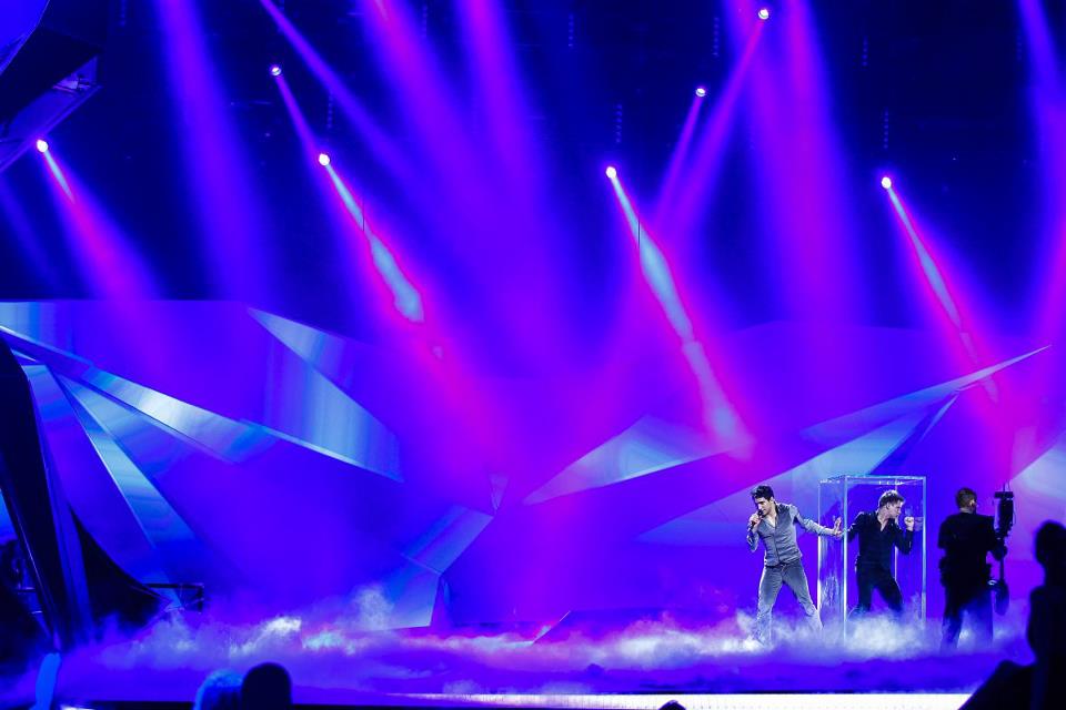 Вторая репетиция Фарида Мамедова на сцене "Мальмё Арена" (видео)