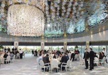 Президент Азербайджана и его супруга приняли участие на приеме, организованном в честь участников проходящего в Баку Первого Южнокавказского форума (ФОТО)