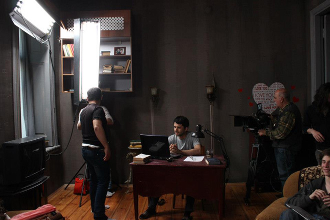 Режиссер из Германии снимает сериал по произведению Джафара Джаббарлы "Айдын" (фотосессия)