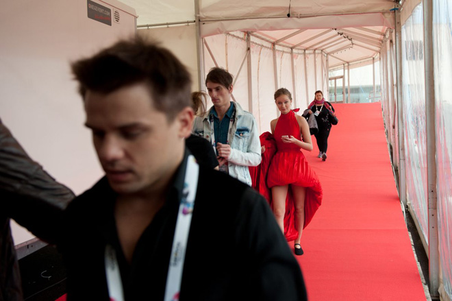 Фарид Мамедов за кулисами "Мальмё Арена" (фото)