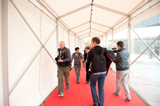 Фарид Мамедов за кулисами "Мальмё Арена" (фото)