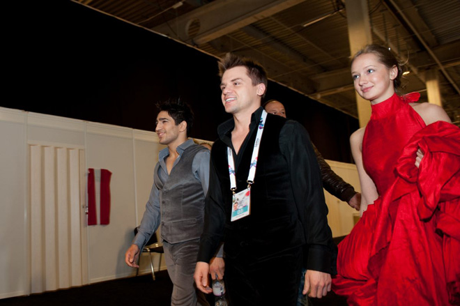 Фарид Мамедов за кулисами "Мальмё Арена" (фото)