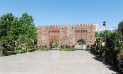 Президент Азербайджана и его супруга приняли участие в Празднике цветов в Баку (версия 2) (ФОТО)