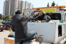 Режиссер из Германии снимает сериал по произведению Джафара Джаббарлы "Айдын" (фотосессия)