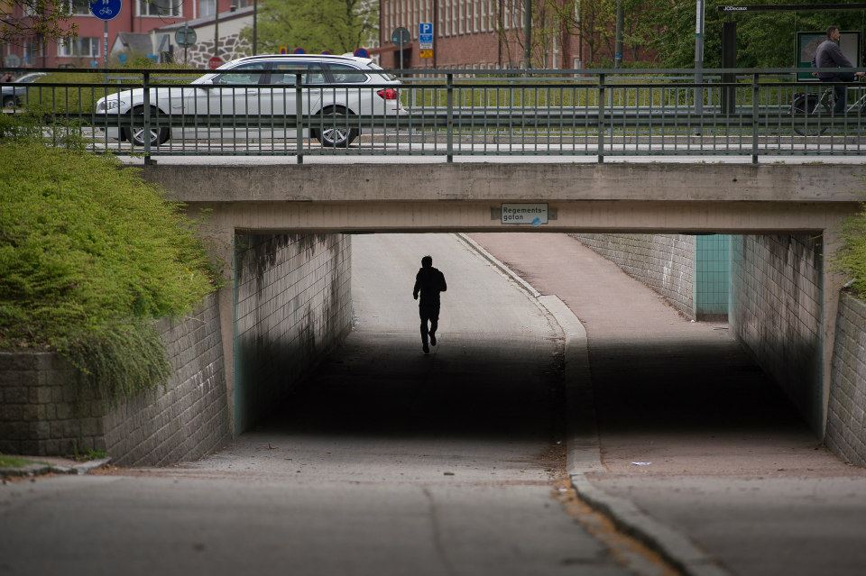 Фарид Мамедов на пробежке в Мальмё (фотосессия)