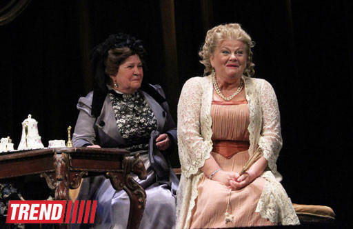 Триумф звезд Малого театра России в Баку в спектакле "На всякого мудреца довольно простоты" (фотосессия)