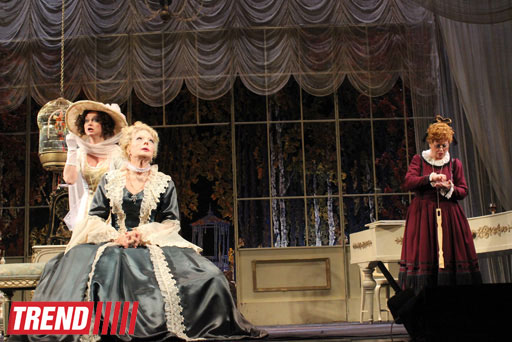 Триумф звезд Малого театра России в Баку в спектакле "На всякого мудреца довольно простоты" (фотосессия)