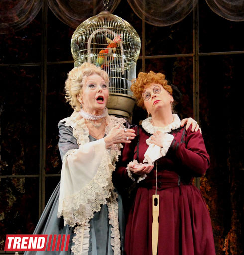 Триумф звезд Малого театра России в Баку в спектакле "На всякого мудреца довольно простоты" (фотосессия)