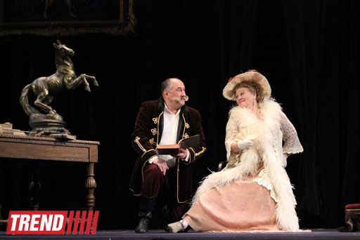 Триумф звезд Малого театра России в Баку в спектакле "На всякого мудреца довольно простоты" (фотосессия)