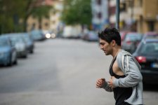 Фарид Мамедов на пробежке в Мальмё (фотосессия)