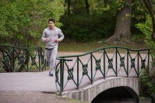 Фарид Мамедов на пробежке в Мальмё (фотосессия)