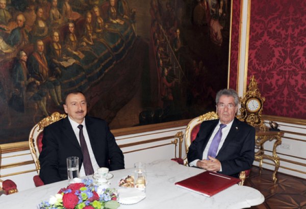 В Вене состоялась встреча один на один президентов Азербайджана и Австрии