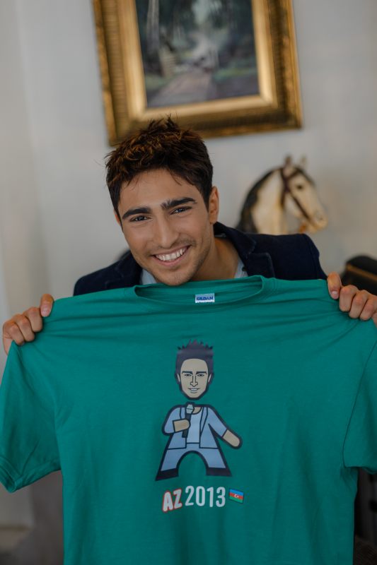 Я счастлив принимать участие в конкурсе – представитель Азербайджана на "Евровидении-2013" (фото-видео)