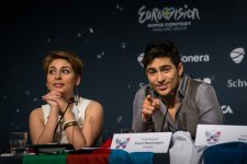 Фоторепортаж выступления Фарида Мамедова во втором полуфинале "Евровидения-2013"