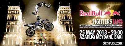 Летающие мотоциклы в Баку - Red Bull X Fighters Jams (фото)