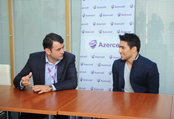 Фарид Мамедов побывал в гостях у Azercell (ФОТО)