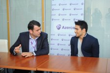 Фарид Мамедов побывал в гостях у Azercell (ФОТО)