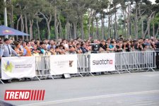 Умопомрачительные трюки мотоциклистов в вечернем Баку - Red Bull X Fighters Jams (фото)