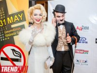Мерлин Монро и Чарли Чаплин на азербайджанском фестивале "No Smoking!"  (фотосессия)