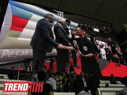 Фоторепортаж финала Кубка Азербайджана по футболу: "Нефтчи" -  "Хазар-Лянкаран"