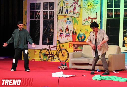 Малыш,  Карлсон и Фрекен Бок в Баку (фотосессия)