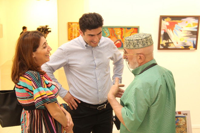 В Баку открылась выставка Исмаила Мамедова "BAKI-NEW YORK-BAKU" (фото)