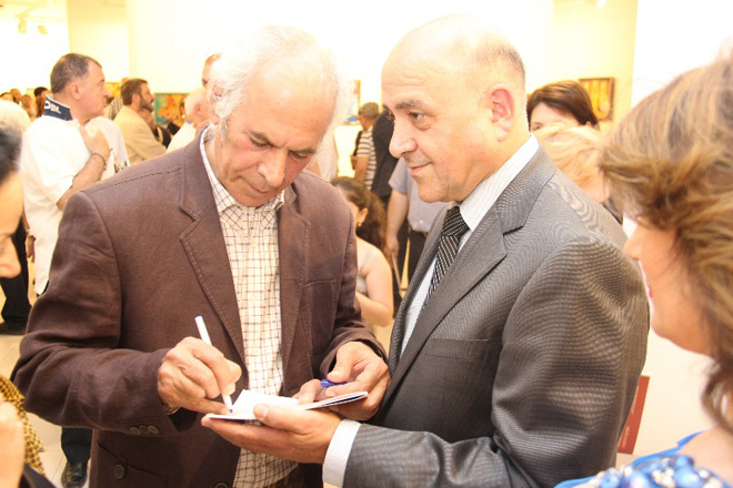 В Баку открылась выставка Исмаила Мамедова "BAKI-NEW YORK-BAKU" (фото)