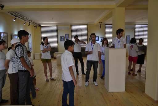 В Саатлы в рамках "Azerbaijan Art Festival-2013" состоялось открытие выставки (фото)