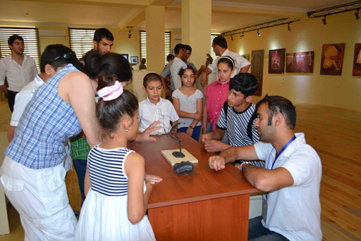 В Саатлы в рамках "Azerbaijan Art Festival-2013" состоялось открытие выставки (фото)