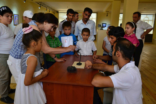 В Саатлы в рамках "Azerbaijan Art Festival-2013" состоялось открытие выставки (фото)