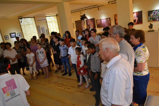 В Саатлы в рамках "Azerbaijan Art Festival-2013" состоялось открытие выставки (фото)