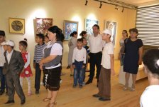 В Саатлы в рамках "Azerbaijan Art Festival-2013" состоялось открытие выставки (фото)