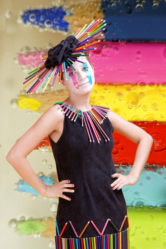 Аян Бабакишиева представила два креативных проекта "Цветные карандаши" и "Апачи" (фотосессия)