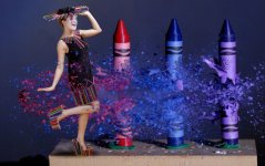 Аян Бабакишиева представила два креативных проекта "Цветные карандаши" и "Апачи" (фотосессия)