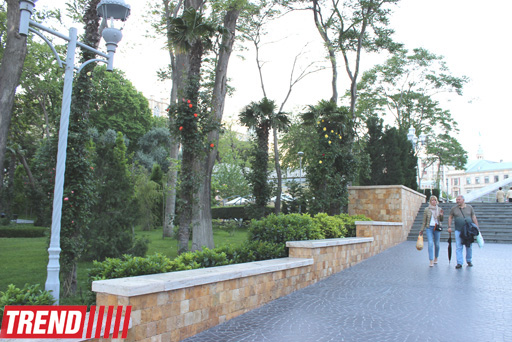 Филармонический сад Баку (фотосессия)