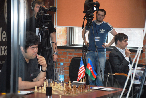 Бахрам Багирзаде стал гостем мемориала Михаила Таля (фото)