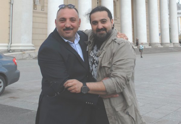 Легендарные КВН-щики из команды "Парни из Баку" встретились в Москве (фото)