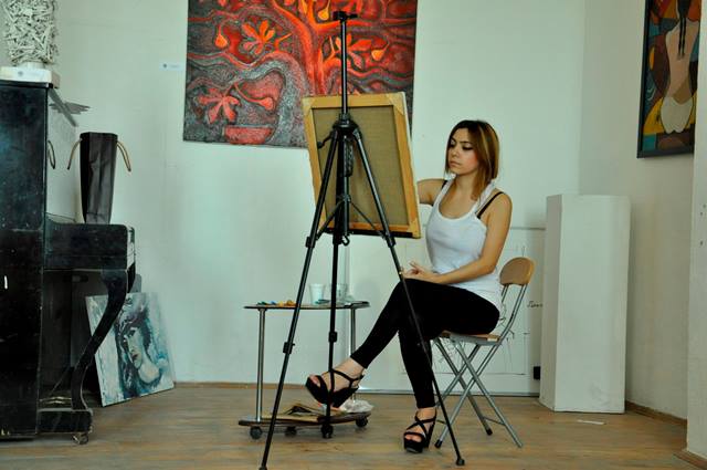 Азербайджанские художники создали произведения "Под открытым небом" (фото)