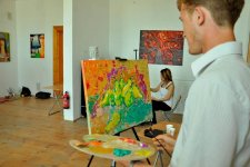 Азербайджанские художники создали произведения "Под открытым небом" (фото)