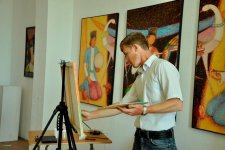 Азербайджанские художники создали произведения "Под открытым небом" (фото)