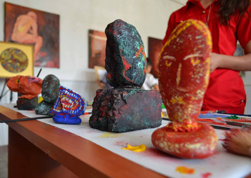 В Кюрдамире состоялось открытие выставки в рамках "Azerbaijan Art Festival-2013" (фото)