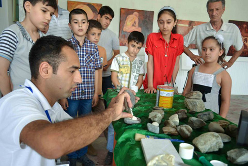 В Кюрдамире состоялось открытие выставки в рамках "Azerbaijan Art Festival-2013" (фото)