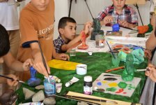 В Кюрдамире состоялось открытие выставки в рамках "Azerbaijan Art Festival-2013" (фото)