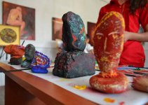 В Кюрдамире состоялось открытие выставки в рамках "Azerbaijan Art Festival-2013" (фото)