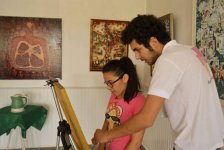 В Кюрдамире состоялось открытие выставки в рамках "Azerbaijan Art Festival-2013" (фото)