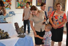 В Кюрдамире состоялось открытие выставки в рамках "Azerbaijan Art Festival-2013" (фото)